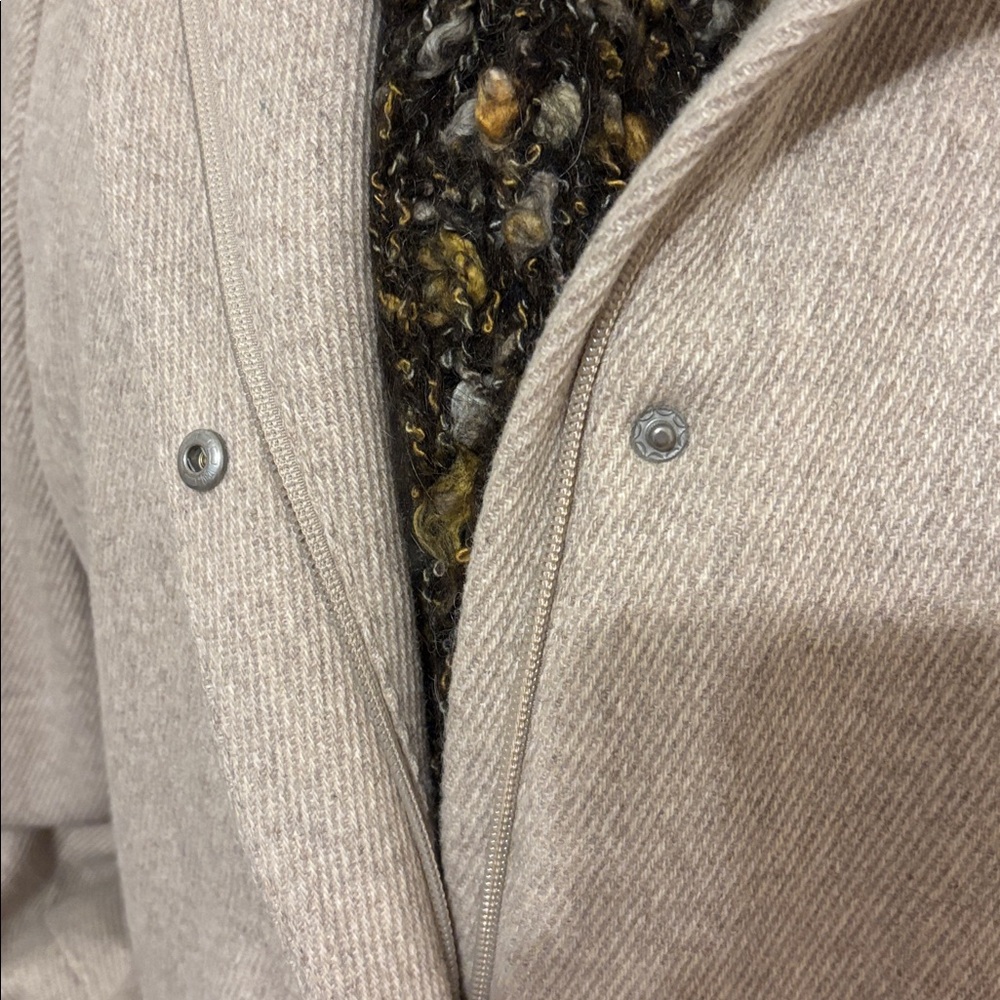 🐿️GAP HEATHERED TWILL HOODED JACKET! - Picture 4 of 8
